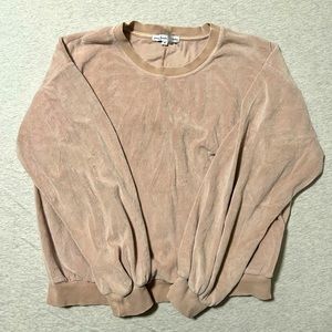 Young Fabulous and Broke velvet sweater